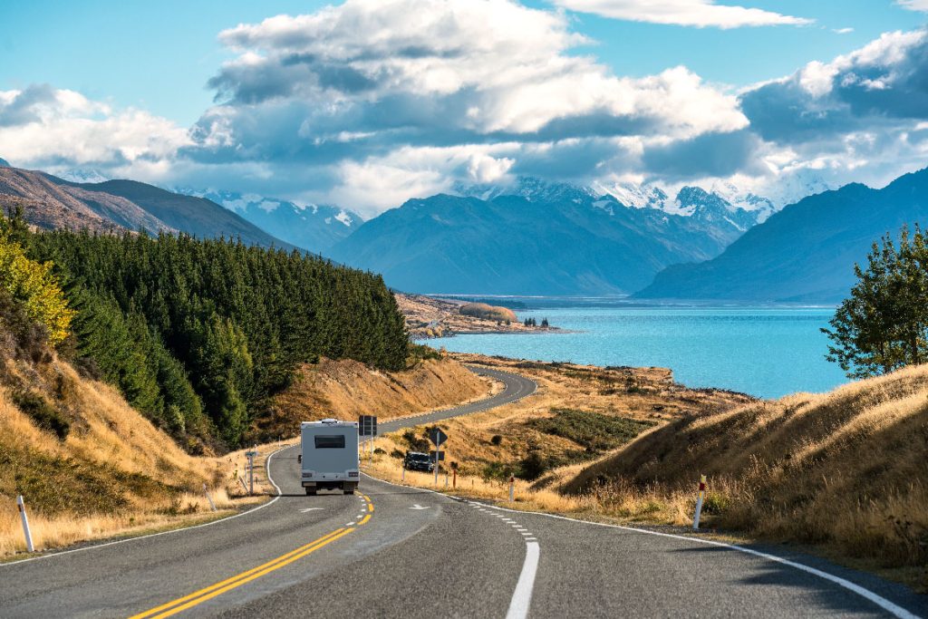 Scenic,Road,Trip,Of,Mt,Cook,Or,Aoraki,Over,Winding