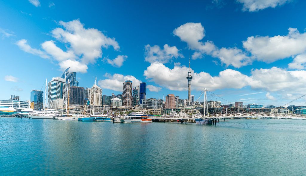 Auckland,Cbd,Of,New,Zealand,In,Daytime