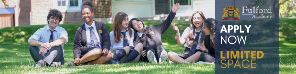 Fulford Academy Apply now banner