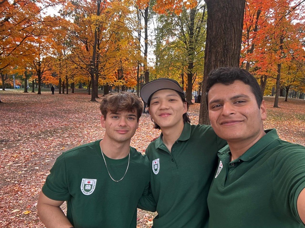 Great Lakes College of Toronto students outdoor