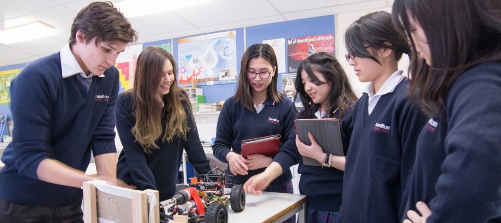 South Australian Government Schools International students in class