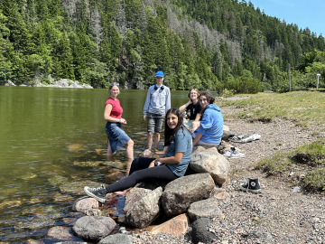 Academic Camp Canada sitting in the scenery