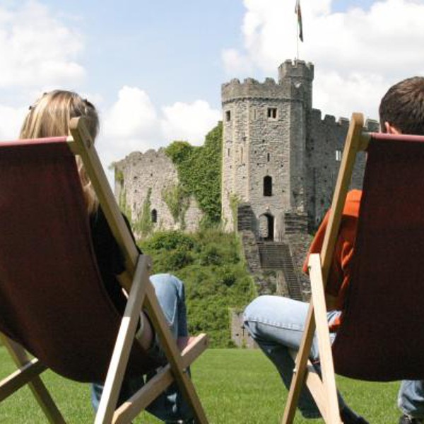 Celtic English Academy student at the castle