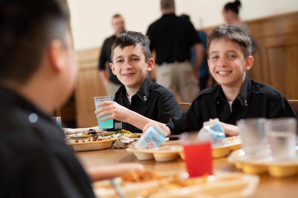 Riverside preparatory school students