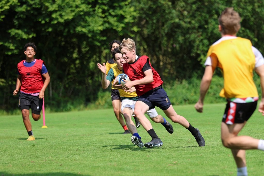 Sedbergh School rugby training