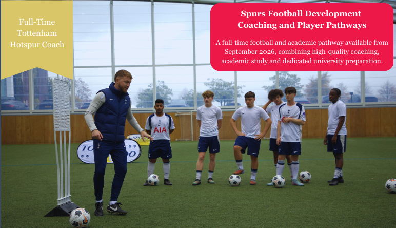 Earlclifffe advert Spurs Football Development 0